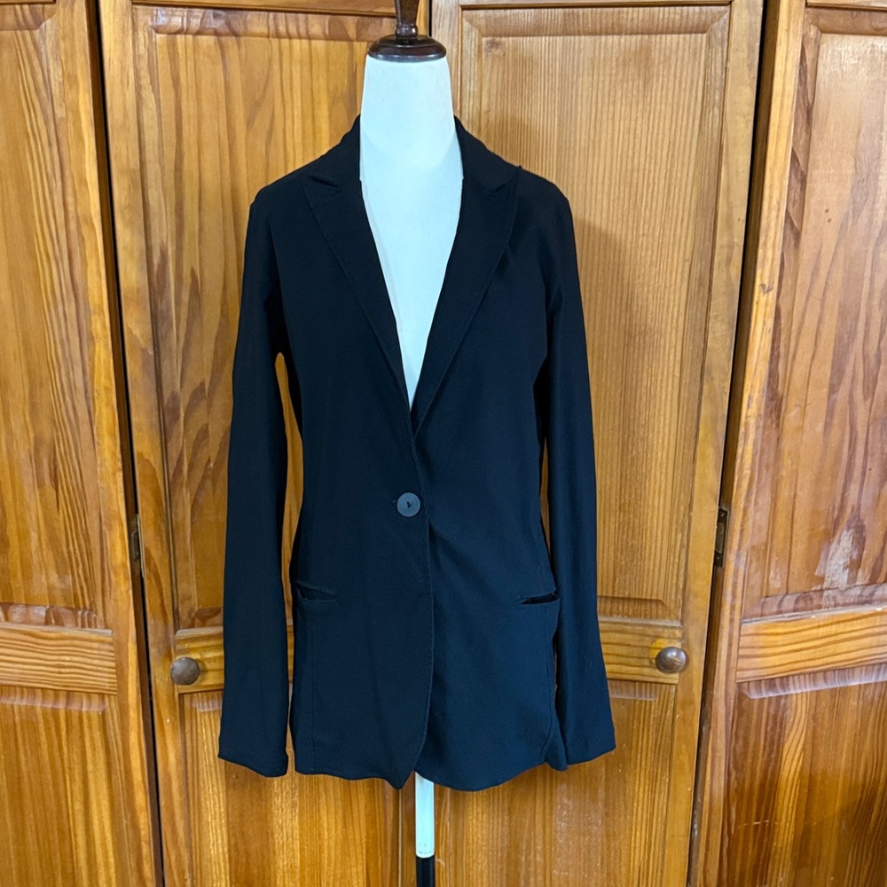 Franne Golde Single Button Blazer